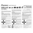 PIONEER DVR-112C/KBXV/5 Manual de Usuario