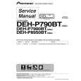 PIONEER DEH-P790BT Manual de Servicio