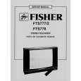 FISHER FTS778 Manual de Servicio