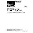 PIONEER PD-77 Manual de Servicio