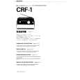 SONY CRF-1 Manual de Usuario