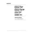 SONY CCUTX7P VOLUME 2 Manual de Servicio