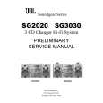 JBL SG3030 Manual de Servicio