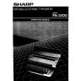 SHARP PA-3100 Manual de Usuario