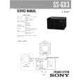 SONY SSGX3 Manual de Servicio