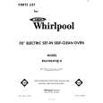 WHIRLPOOL RS6700XKW0 Catálogo de piezas