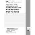 PIONEER PDP-R04U/TUCK Manual de Usuario