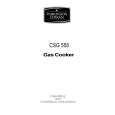 PARKINSON COWAN CSG558XN Manual de Usuario