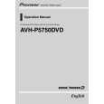 PIONEER AVHP5750DVD Manual de Usuario