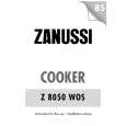 ZANUSSI Z 8050 WOS Manual de Usuario