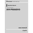 PIONEER AVH-P6050DVD/RD Manual de Usuario