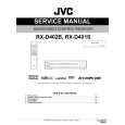 JVC RX-D401S for UJ Manual de Servicio