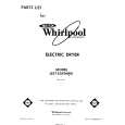 WHIRLPOOL LE5750XMW0 Catálogo de piezas
