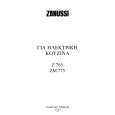 ZANUSSI ZM775W Manual de Usuario