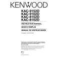 KENWOOD KAC8152D Manual de Usuario