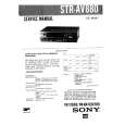 SONY STR-AV880 Manual de Servicio