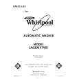 WHIRLPOOL LA6300XTW0 Catálogo de piezas