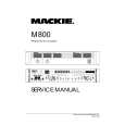 MACKIE M800 Manual de Servicio