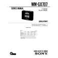 SONY WM-GX707 Manual de Servicio