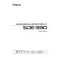 ROLAND SDE-330 Manual de Usuario