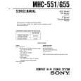 SONY MHC-G55 Manual de Servicio