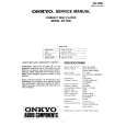 ONKYO DX7500 Manual de Servicio