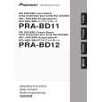 PIONEER PRA-BD12 Manual de Usuario