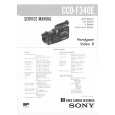 SONY CCDF340E Manual de Servicio