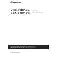 PIONEER VSX-918V-K/MYSXJ5 Manual de Usuario
