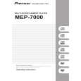 PIONEER MEP-7000/KUCXJ Manual de Usuario