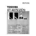 TOSHIBA KT4075 Manual de Servicio