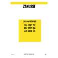ZANUSSI ZDi6895SX Manual de Usuario