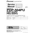 PIONEER PDP504PE Manual de Servicio