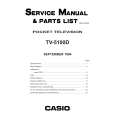 CASIO TV5100D Manual de Servicio