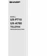 SHARP UX-P710DE Manual de Usuario