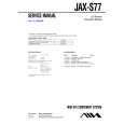 SONY JAXS77 Manual de Servicio