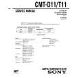 SONY CMTT11 Manual de Servicio