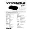 PANASONIC SV-255 Manual de Servicio