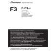 PIONEER F-F3-J/WYSXCN5 Manual de Usuario