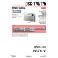 SONY DSC-T75 LEVEL1 Manual de Servicio