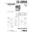SONY CX-LEM550 Manual de Servicio