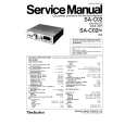 TECHNICS SA-C02 Manual de Servicio