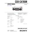 SONY CDXCA705M Manual de Servicio