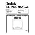 SYMPHONIC CSC313E Manual de Servicio