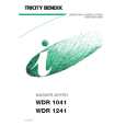 TRICITY BENDIX WDR1241W Manual de Usuario