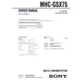 SONY MHCGSX75 Manual de Servicio