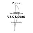 PIONEER VSX-D908S Manual de Usuario