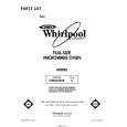WHIRLPOOL MW865EXR0 Catálogo de piezas