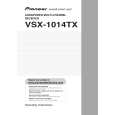 PIONEER VSX-1014TX-K/KUXJC Manual de Usuario