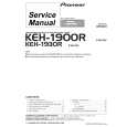 PIONEER KEH-1900R/XM/EW Manual de Servicio